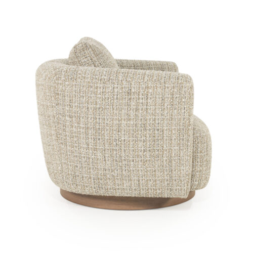 Draaifauteuil Jordan Grove Bouclé - Beige - Afbeelding 24