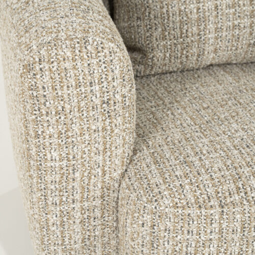 Draaifauteuil Jordan Grove Bouclé - Beige - Afbeelding 19