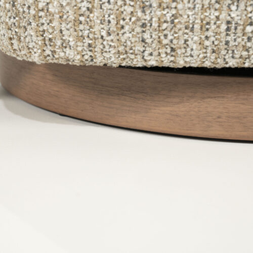 Draaifauteuil Jordan Grove Bouclé - Beige - Afbeelding 18