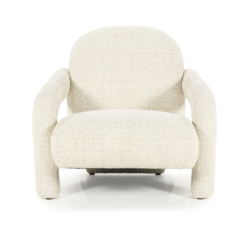 Fauteuil Monica Grove Bouclé - Beige - Afbeelding 6
