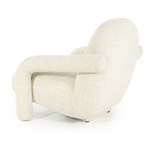 Fauteuil Monica Grove Bouclé - Beige - Afbeelding 9