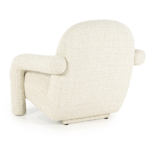 Fauteuil Monica Grove Bouclé - Beige - Afbeelding 10