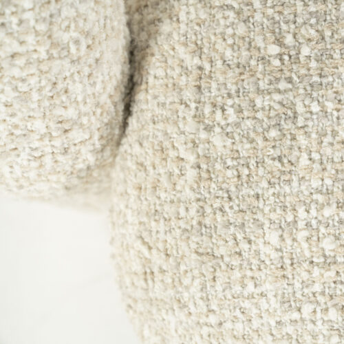 Fauteuil Monica Grove Bouclé - Beige - Afbeelding 4