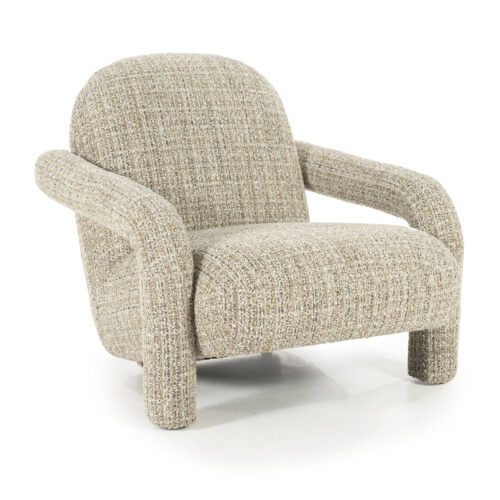 Fauteuil Monica Grove Bouclé - Beige - Afbeelding 20