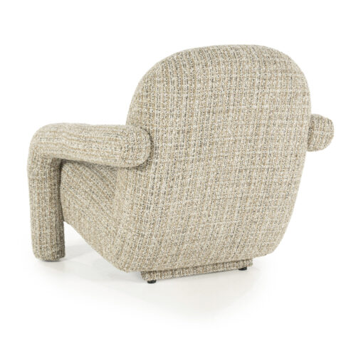Fauteuil Monica Grove Bouclé - Beige - Afbeelding 17