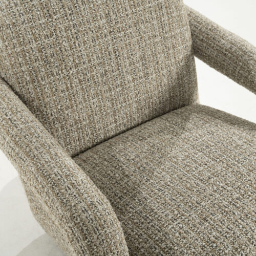 Fauteuil Monica Grove Bouclé - Beige - Afbeelding 14