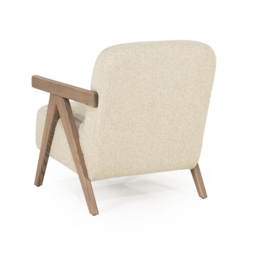 Fauteuil Francis Grove Bouclé - Beige - Afbeelding 11