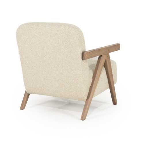 Fauteuil Francis Grove Bouclé - Beige - Afbeelding 13