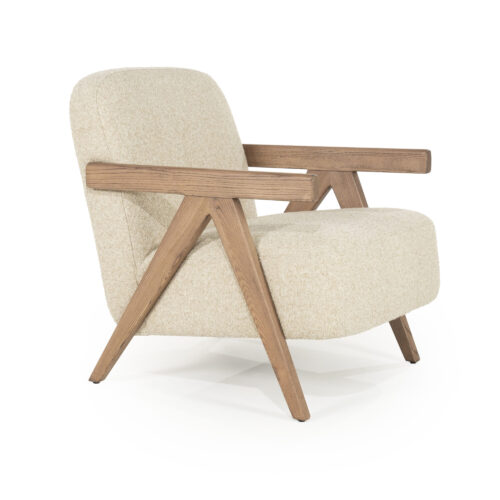 Fauteuil Francis Grove Bouclé - Beige - Afbeelding 16