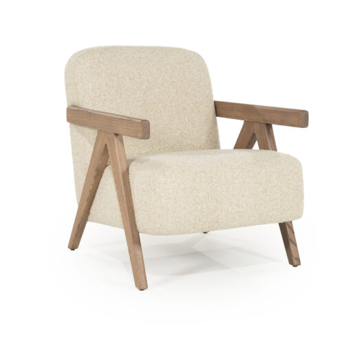 Fauteuil Francis Grove Bouclé - Beige - Afbeelding 17