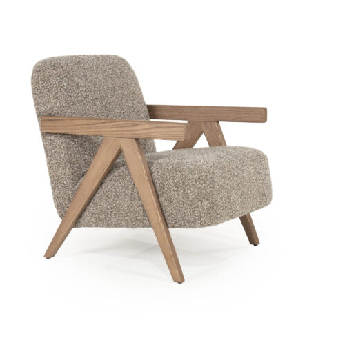 Fauteuil Francis Grove Bouclé - Beige - Afbeelding 28