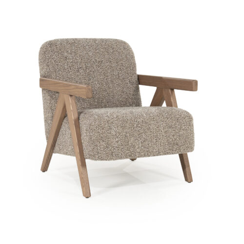 Fauteuil Francis Grove Bouclé - Beige - Afbeelding 27