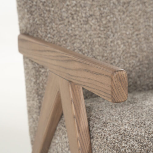 Fauteuil Francis Grove Bouclé - Beige - Afbeelding 23