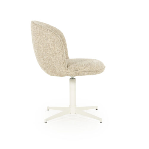 Draaibare Eetkamerstoel Molly Taupe - Afbeelding 6