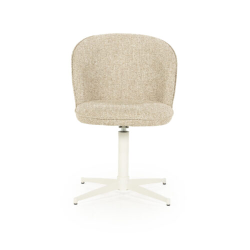 Draaibare Eetkamerstoel Molly Taupe - Afbeelding 2