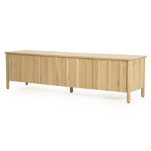 TV meubel Jake Eikenhout 183 cm - naturel - Afbeelding 7
