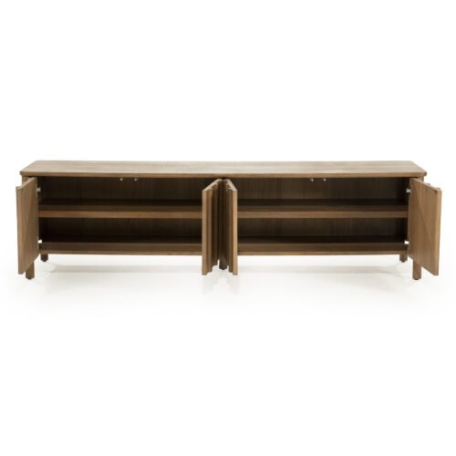 TV meubel Jake Eikenhout 183 cm - bruin - Afbeelding 7
