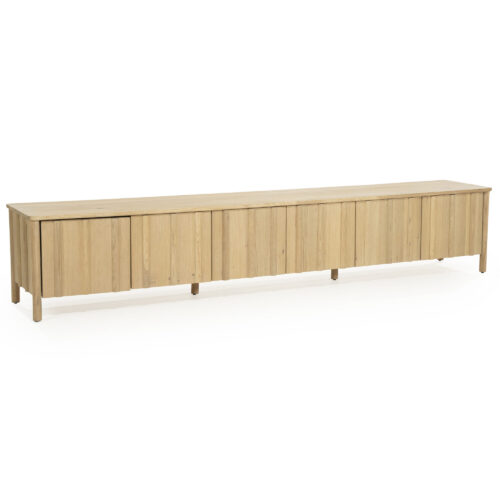 TV meubel Jake Eikenhout 264 cm - naturel