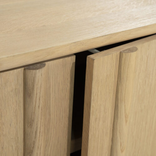 TV meubel Jake Eikenhout 264 cm - naturel - Afbeelding 8