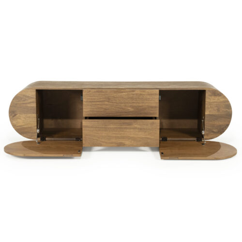 TV-meubel King Mangohout 160 cm - Afbeelding 8