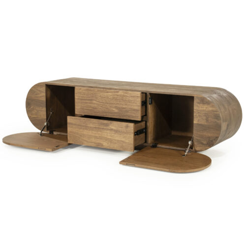 TV-meubel King Mangohout 160 cm - Afbeelding 7