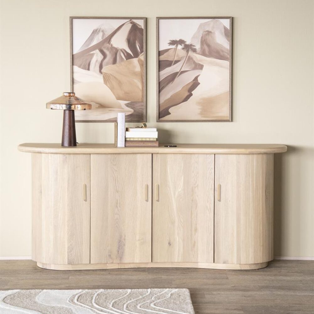 Dressoir Josh Eikenhout 180cm - Naturel
