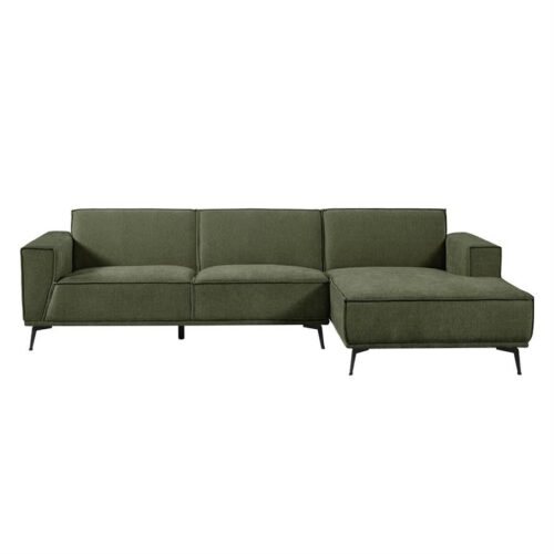 2,5-zits Loungebank Leeds - Groen (Lounge Rechts)
