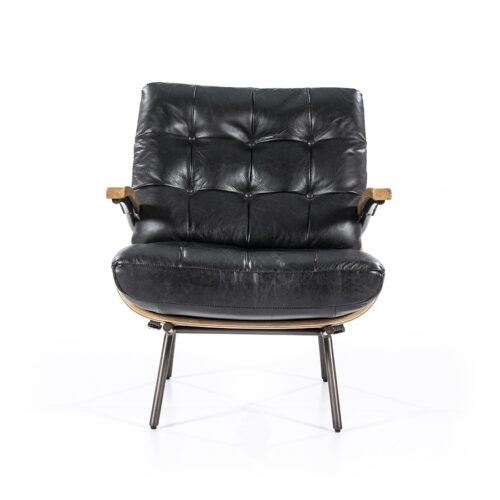 Fauteuil Bastiaan - Zwart java leder - Afbeelding 26