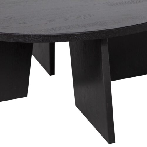 Ronde Salontafel Fries Eiken 90cm - Afbeelding 5