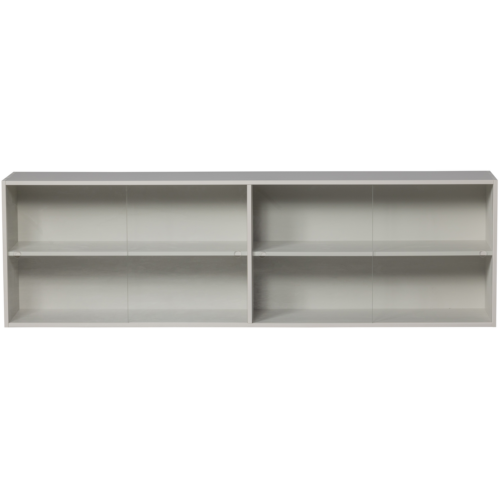 Opzetkast Klink t.b.v. TV-meubel Klink, Grenen, 200cm, kleur Mist - Afbeelding 4