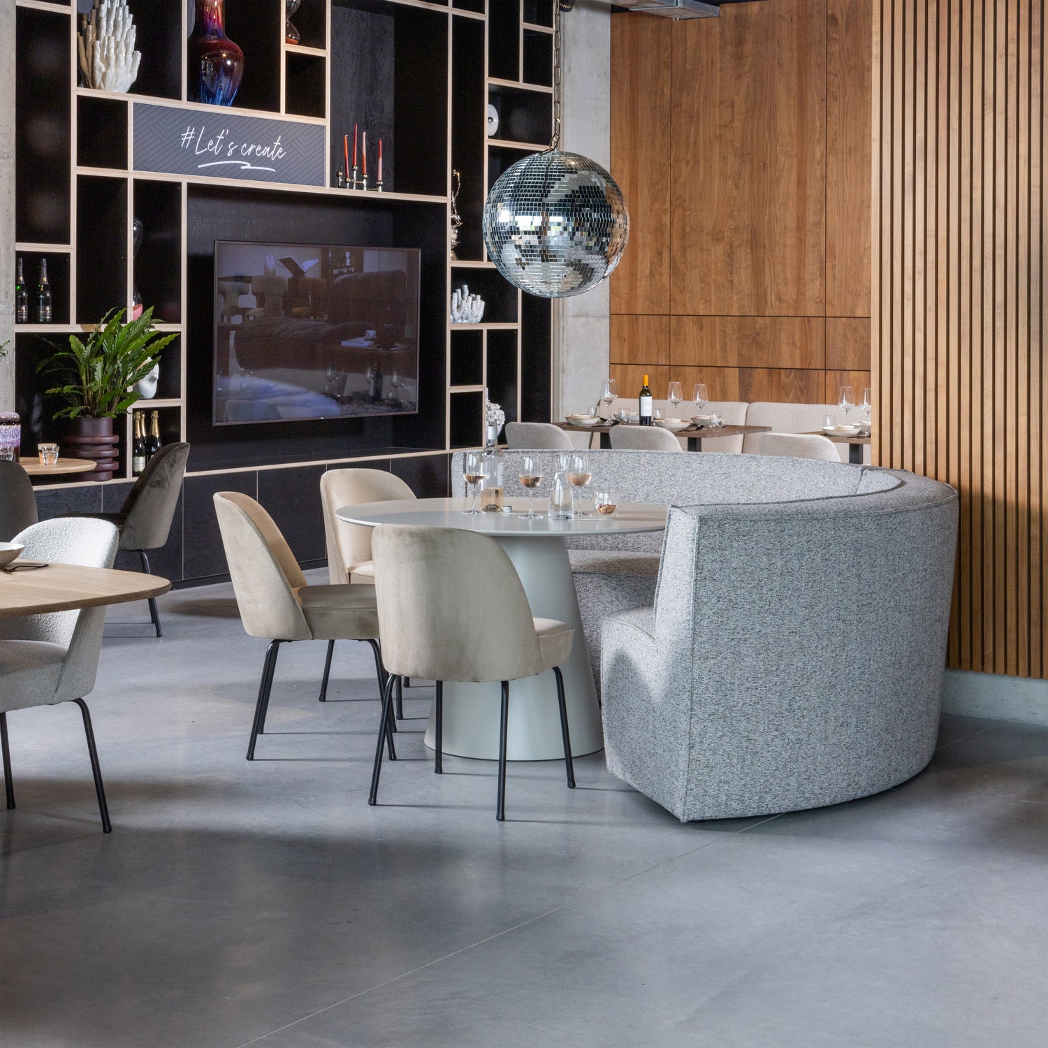 Ronde Eettafel Jorre 120cm - antique beige - Afbeelding 3