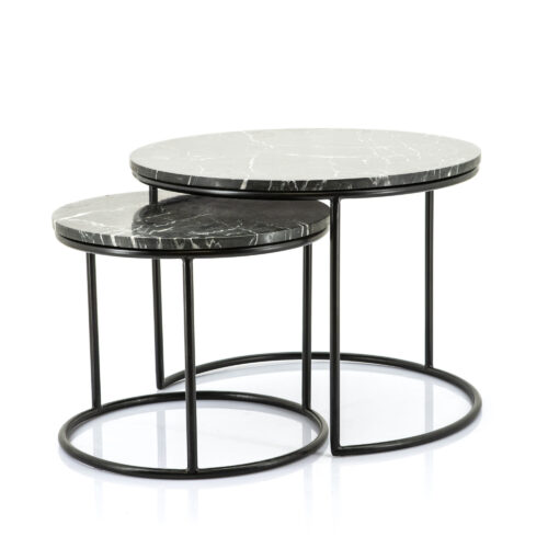 Salontafel Romeo, set van 2 stuks - marmer - Afbeelding 10