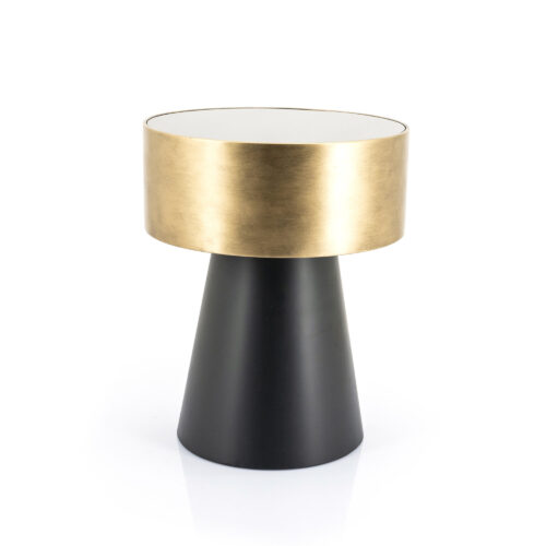 Bijzettafel Bunga klein - zwart/goud - Afbeelding 6