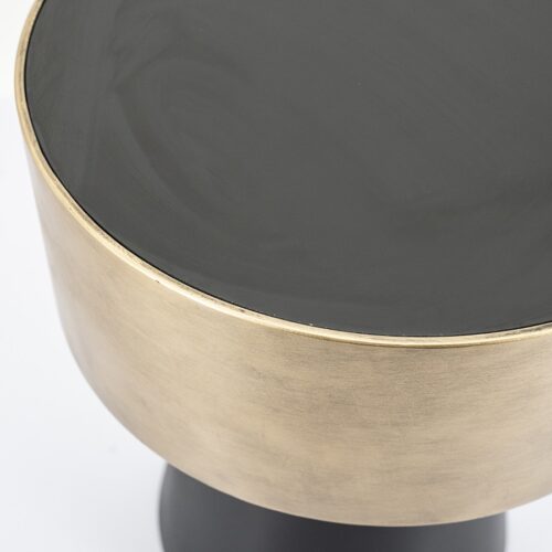 Bijzettafel Bunga klein - zwart/goud - Afbeelding 7