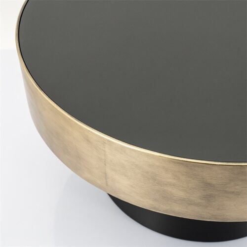 Salontafel Bunga groot - zwart/goud - Afbeelding 12