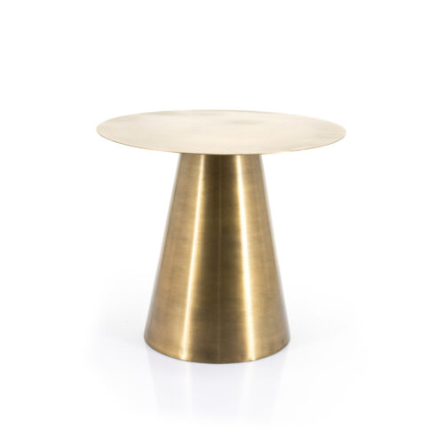 Ronde Bijzettafel Mastic - goud - Afbeelding 9