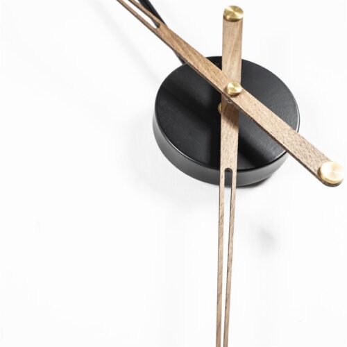 Wandklok Sundial 70 cm - Zwart - Afbeelding 8