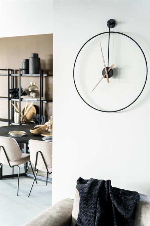 Wandklok Sundial 70 cm - Zwart - Afbeelding 9