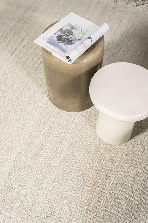Ronde Bijzettafel Glaze - Creme (showroom model) - Afbeelding 12