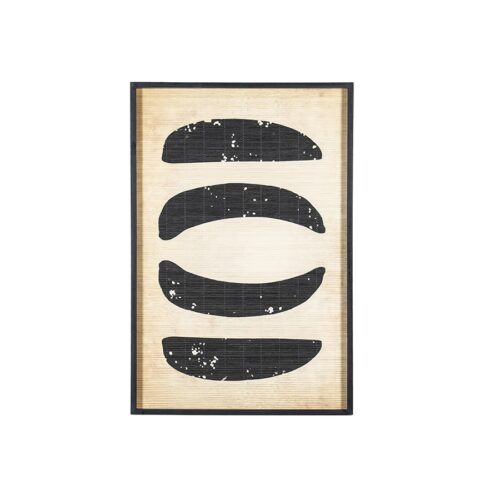 Wandpaneel Kyoto klein 60 x 90 cm - Zwart - Afbeelding 5