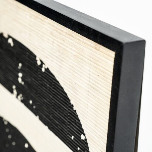 Wandpaneel Kyoto klein 60 x 90 cm - Zwart - Afbeelding 6