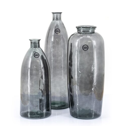 Vaas Dali Glas 26 x 63 cm Grijs - Afbeelding 11