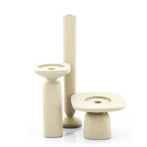 Kaarsenhouder Squand klein - Beige - Afbeelding 11