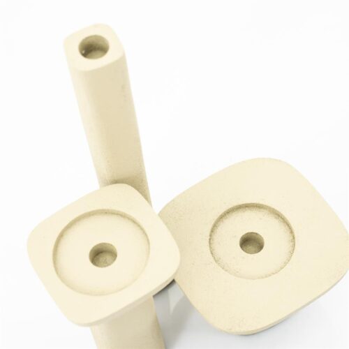 Kaarsenhouder Squand groot - Beige - Afbeelding 8