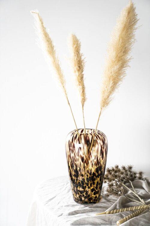 Vaas Claude Panter Glas 40 cm - Afbeelding 9