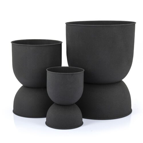 Bloempot Diablo Zwart klein 28 cm - Afbeelding 10