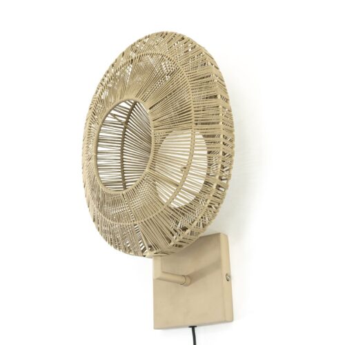 Wandlamp Ovo - Naturel - Afbeelding 5