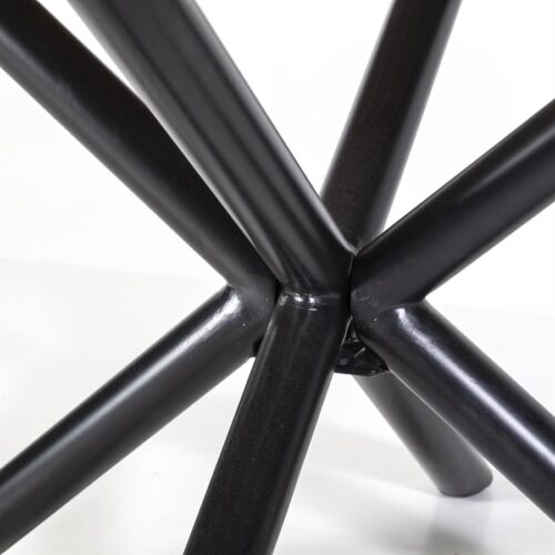 Ronde Eettafel Oscar mangohout met kruispoot Naturel 150cm - Afbeelding 23