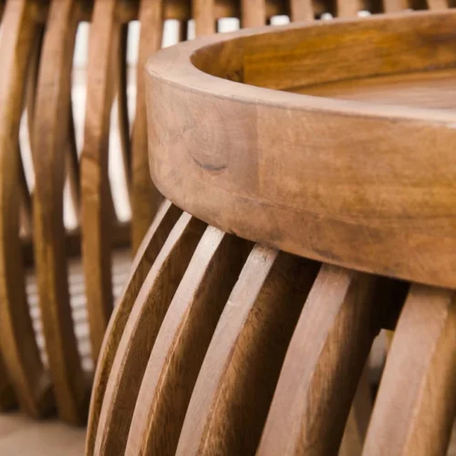 Salontafel Tweak Curve set van 2 stuks Mangohout - Afbeelding 15