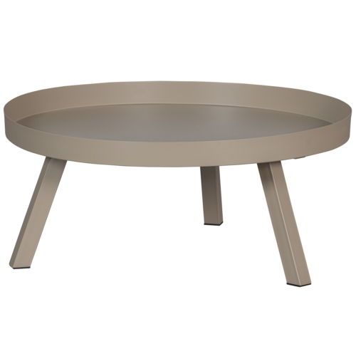 Ronde Bijzettafel Sunny Metaal Ø80cm - Mist